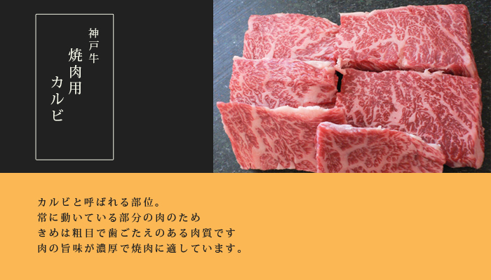 神戸牛焼肉用 カルビ