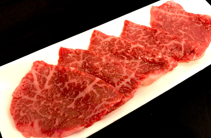 あっさりした味わいと甘みの神戸牛「もも」