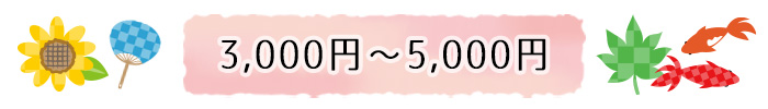 お中元予算別おすすめ